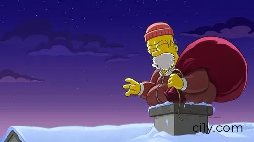 The Simpsons: O C'mon All Ye Faithful Movie Ciney